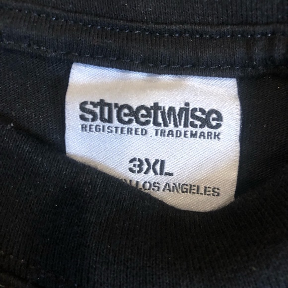 3X Streetwise short sleeve black tee - Picture 4 of 4